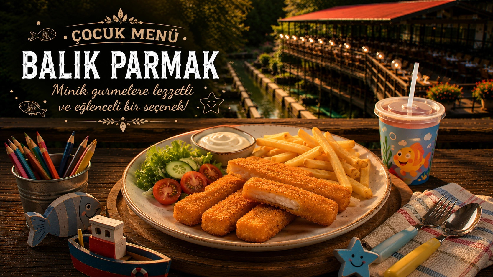 Çocuk Menü: Balık Parmak