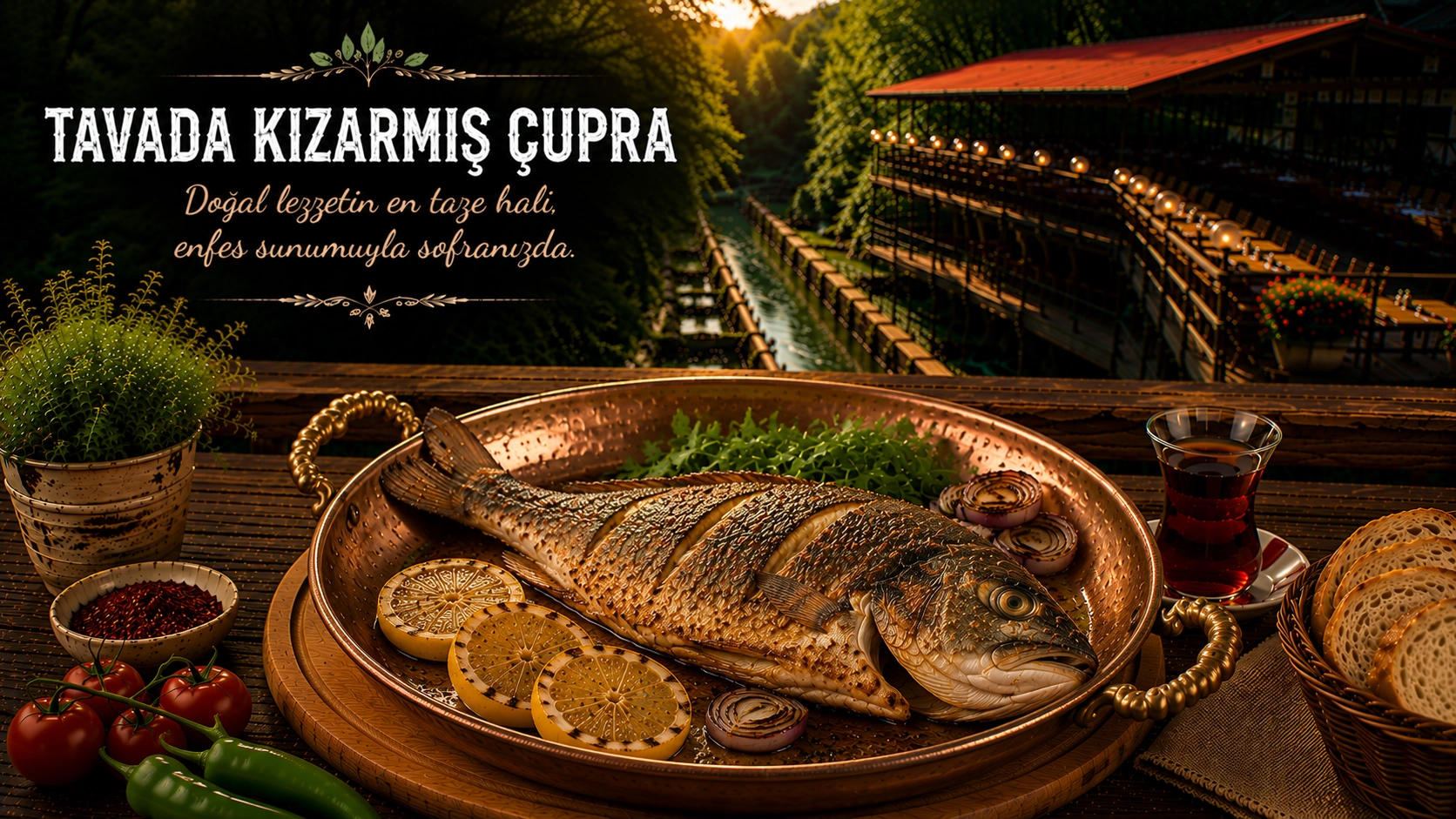 Tavada Kızarmış Çupra